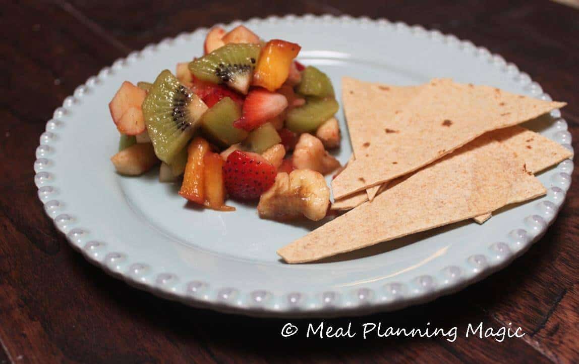 Kiwi Salsa | Meal Planning Magic | #EatingA2ZChallenge