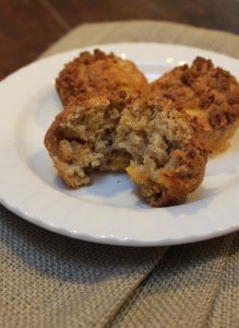 Peach Muffins | Meal Planning Magic | #EatA2ZChallenge