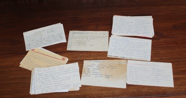 Lots of new-to-me recipes I borrowed from my mom's collection. Recipes from her, my grandmothers and other family members. Can't wait to try some of them out!