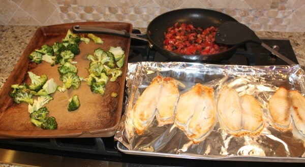 The meal is almost ready--just add rice and that's it!