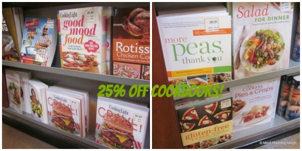 Save 25% every day off cookbooks at Kroger!