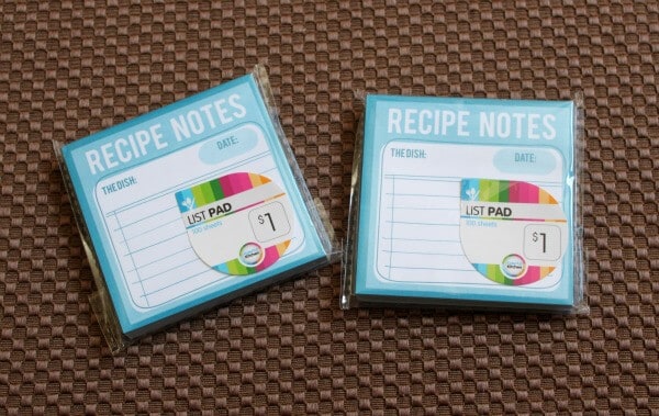 Fun Meal Planning Tools for $1 (or so) from Target | Meal Planning Magic