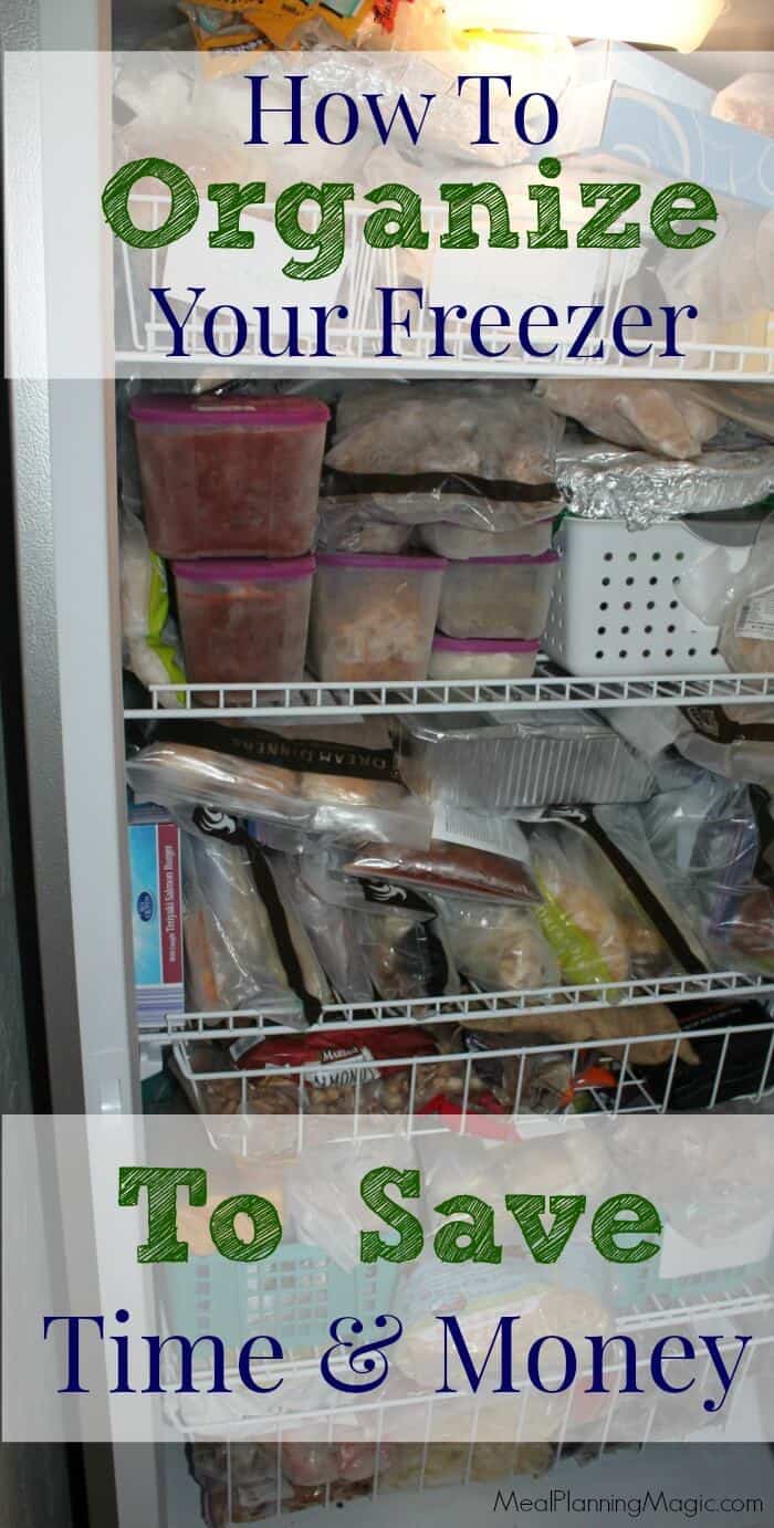 How to Organize Your Freezer in 5 Easy Steps to Save Time & Money | Get the tips at MealPlanningMagic.com