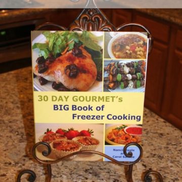 30 Day Gourmet's BIG Book of Freezer Cooking | Review MealPlanningMagic.com