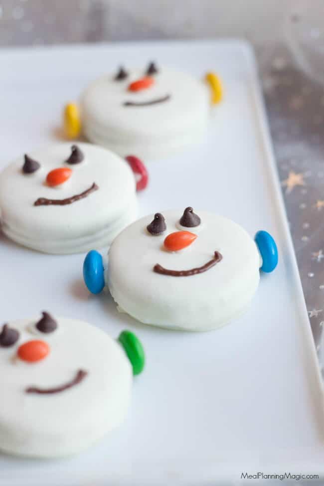 Easy Oreo Snowman Cookies Meal Planning Magic