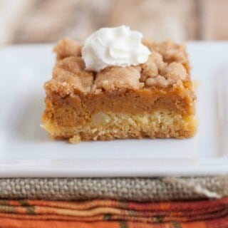 This Pumpkin Pie Dessert gives traditional pumpkin pie a makeover for a twist on an old favorite. It's easy to make ahead, too!