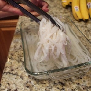 Pad Thai noodles