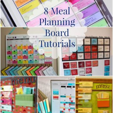 8 Meal Planning Board Tutorials