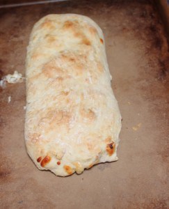 pizza roll bread-4 Pizza roll bread is an easy weeknight dinner recipe, made using a Chef Boyardee pizza kit. This pizza bread recipe makes a kid-friendly meal that the whole family will love.