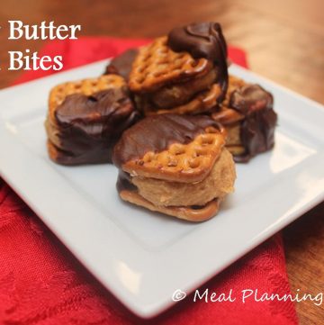 No Bake Treat - Peanut Butter Chocolate Pretzel Bites