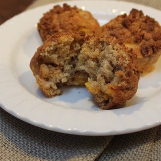 Peach pecan muffins are sweet peach muffins with a nutty crunch from pecans. This easy peach muffins recipe is perfect for breakfast, a snack, or dessert.