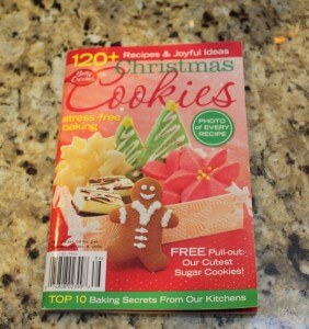 Christmas cookies cookbook cover