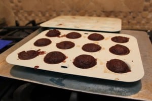 brownie cake balls before coating in chocolate