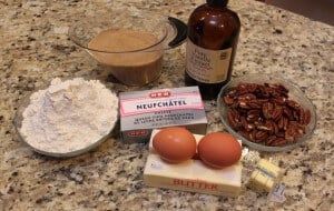 ingredients to make pecan tassies