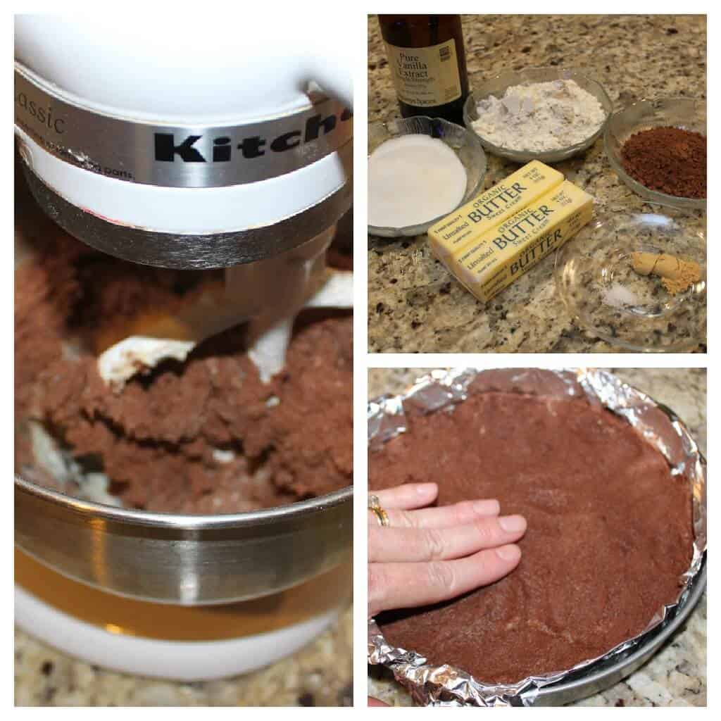 Making Fudgy Ginger Shortbread