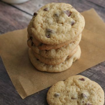 If you love a softer, chewier cookie, my Classic Chocolate Chip Cookies fit the bill. With only a few basic ingredients, they will disappear almost as fast as you can make them! Recipe at MealPlanningMagic.com