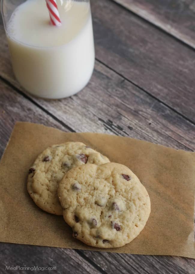 If you love a softer, chewier cookie, my Classic Chocolate Chip Cookies fit the bill. With only a few basic ingredients, they will disappear almost as fast as you can make them! Recipe at MealPlanningMagic.com