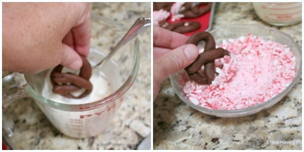 Cocoa Peppermint Pretzel Cookies | 12 Weeks Christmas Treats | MealPlanningMagic.com