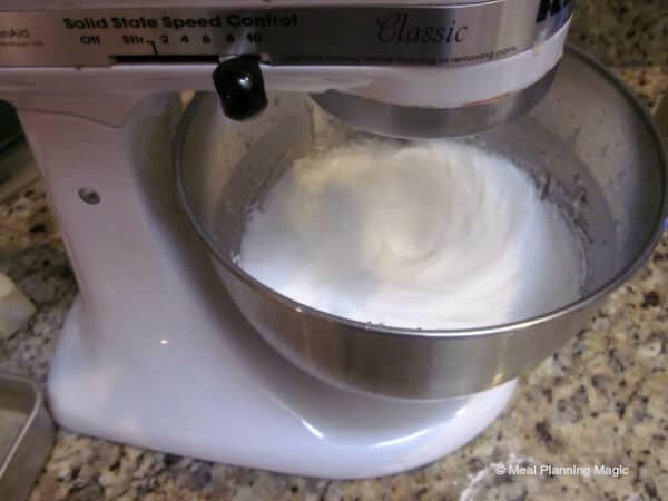 Making salted caramel marshmallows