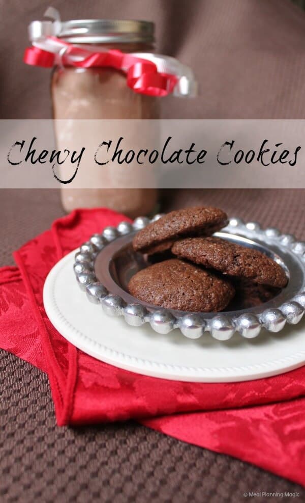 Chewy Chocolate Cookies | #12wksxmastreats | MealPlanningMagic.com