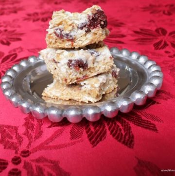 Cherry Oatmeal Bars | #12wksxmastreats | MealPlanningMagic.com