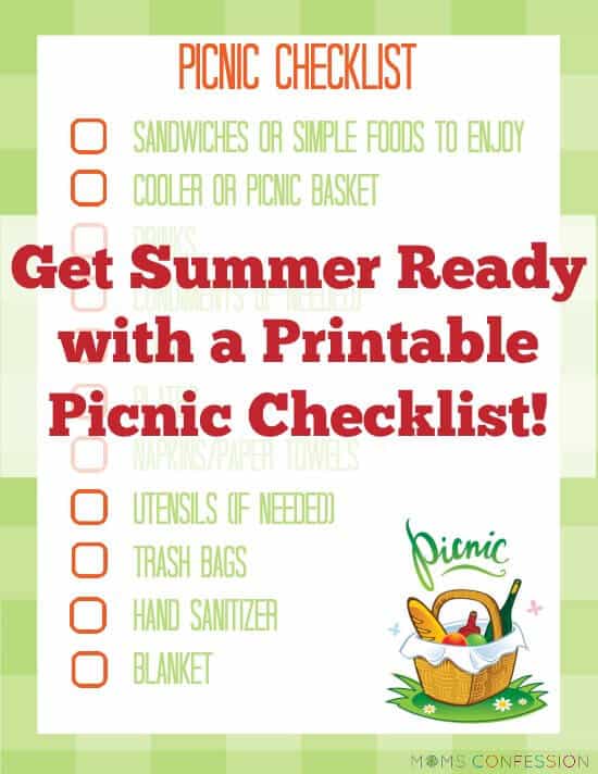 Planning the Perfect Summer Picnic {Guest Post from Moms Confession} PLUS FREE Printable! on MealPlanningMagic.com