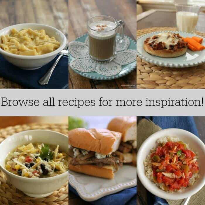 Collage image of recipe index link