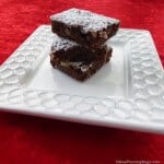 Choclate and cherry combine in these almost fudge-like Black Forest Brownies! | 12 Weeks Christmas Treats | Recipe at www.mealplanningmagic.com
