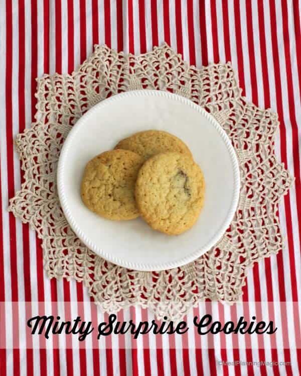 Minty Surprise Cookies