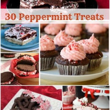 30 Peppermint Treats roundup | 12 Weeks of Christmas Treats |Find recipes at Meal PlanningMagic.com