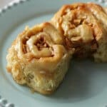 You will love these Overnight Apple Cinnamon Rolls! They are just slightly sweet and the bonus is they are made ahead so all you need to do is bake and enjoy! Find the recipe and my review of the entire The 8 x 8 Cookbook Review at MealPlanningMagic.com