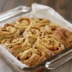 You will love these Overnight Apple Cinnamon Rolls! They are just slightly sweet and the bonus is they are made ahead so all you need to do is bake and enjoy! Find the recipe and my review of the entire The 8 x 8 Cookbook Review at MealPlanningMagic.com