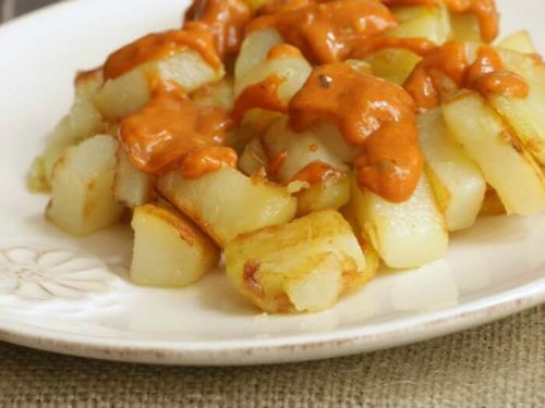 Easy Patatas Bravas Recipe And Tasteofspain