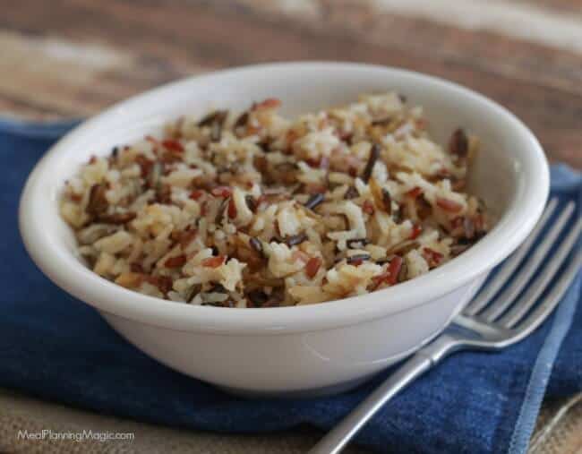 With only four ingredients, this Simple Stovetop Brown and Wild Rice Pilaf is a perfect addition to any meal and full of flavor too!