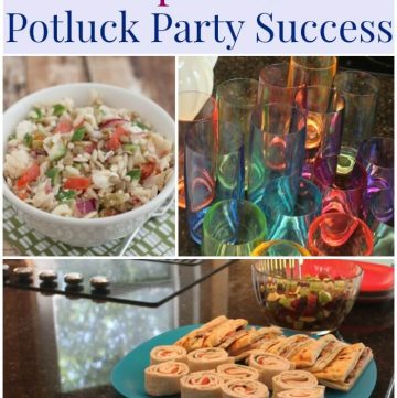 Hosting a potluck is easier with My Favorite Tips for Potluck Party Success