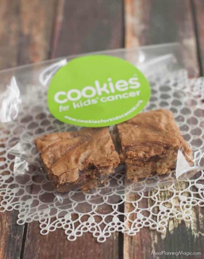 bake sale brown sugar blondie bars packaging bake sale items