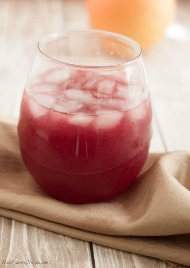 Sparkling Holiday Citrus Pomegranate Punch is a perfect non-alcoholic punch for all your special occasions. With only four ingredients it's easy to make ahead too. Easy and delicious! 