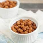 Simple Cinnamon Honey Roasted Garbanzo Beans are a delicious and nutritious snack idea perfect for anytime.