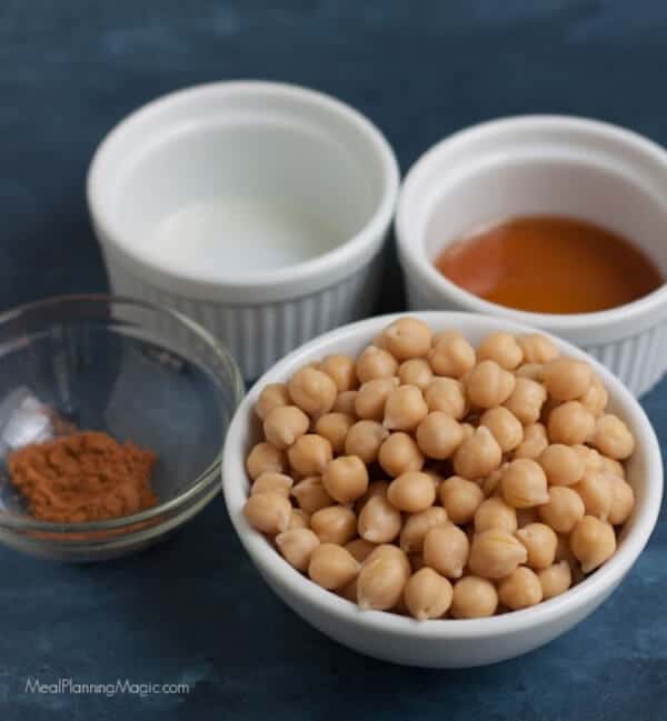 Simple Cinnamon Honey Roasted Garbanzo Beans are a delicious and nutritious snack idea perfect for anytime.