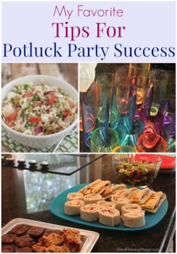 My Favorite Tips for Potluck Party Success plus several FREE online services to make planning your next potluck a lot easier!