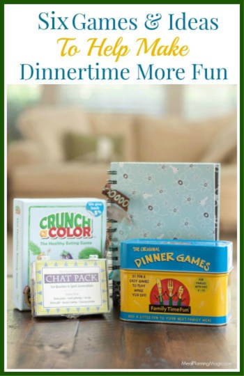 Eating meals together can be more enjoyable with these Six Games and Ideas to Help Make Dinnertime More Fun for everyone! 