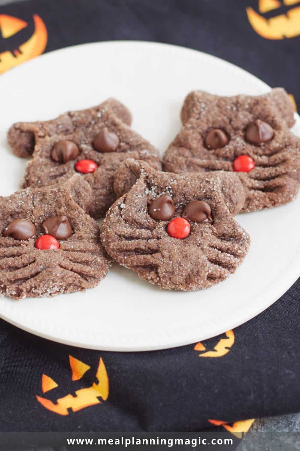 Super Simple Chocolate Black Cat Cookies Meal Planning Magic