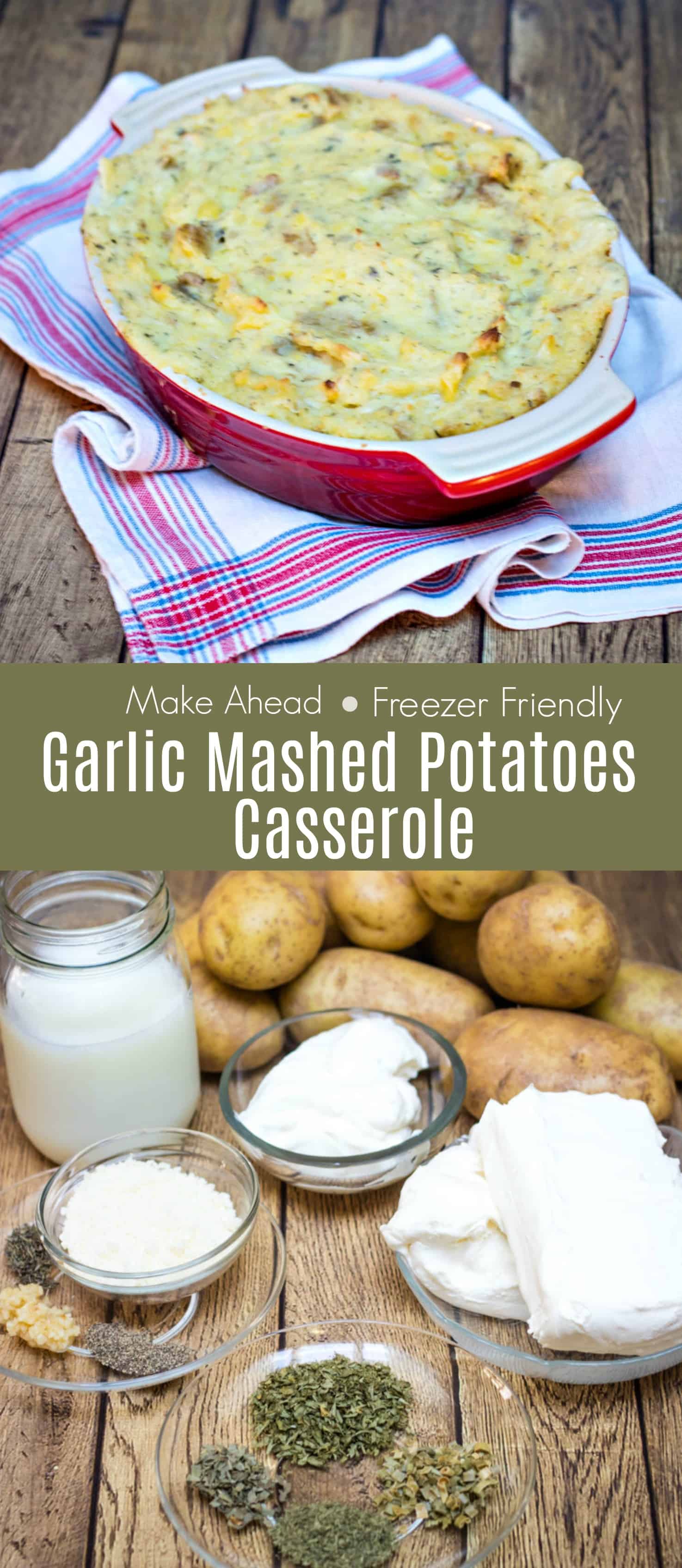 Garlic Herb Mashed Potatoes