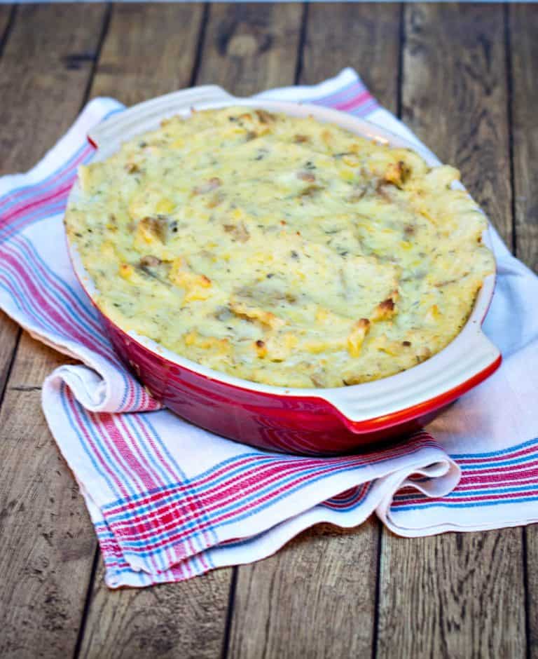 Garlic Mashed Potatoes Casserole