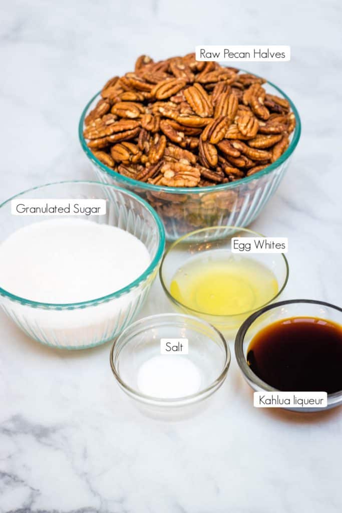 Easy Gourmet Kahlua Sugared Pecans Great for Gifts!