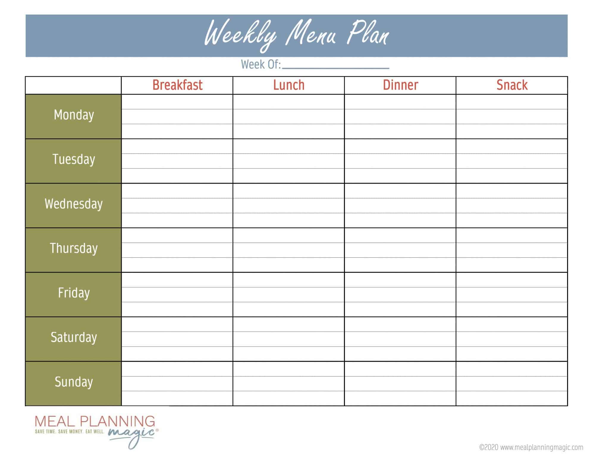 Thank You For Subscribing! - Meal Planning Magic