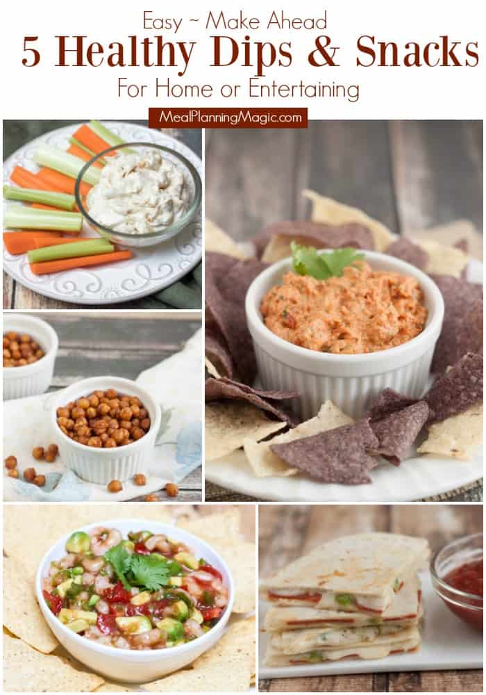 Healthy Dips for Snacking and Entertaining Meal Planning Magic