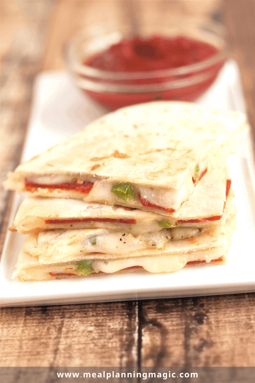 Pepperoni Pizza Quesadilla Recipe Meal Planning Magic