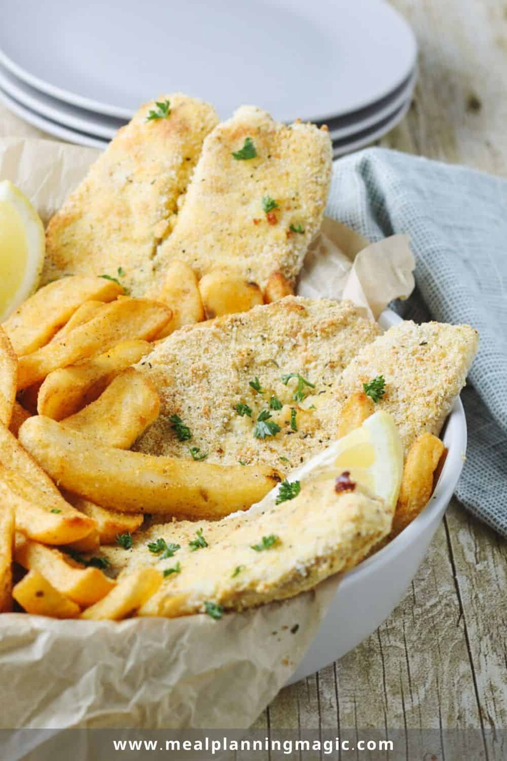 Crunchy Oven Fried Breaded Tilapia Meal Planning Magic