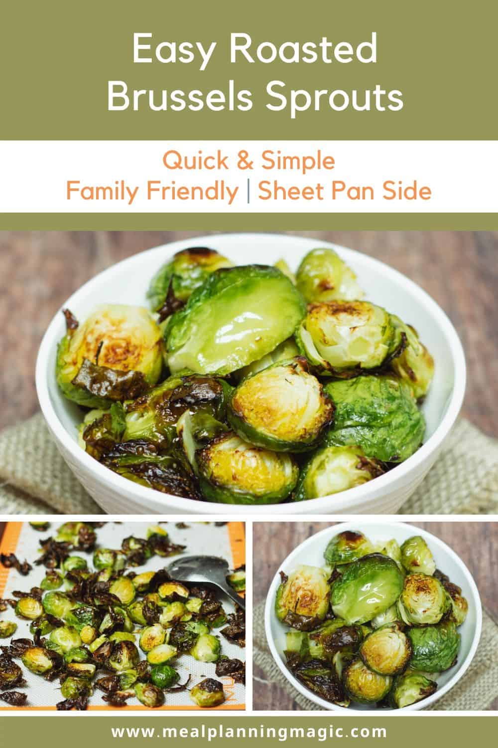 Easy Roasted Healthy Brussel Sprouts Meal Planning Magic